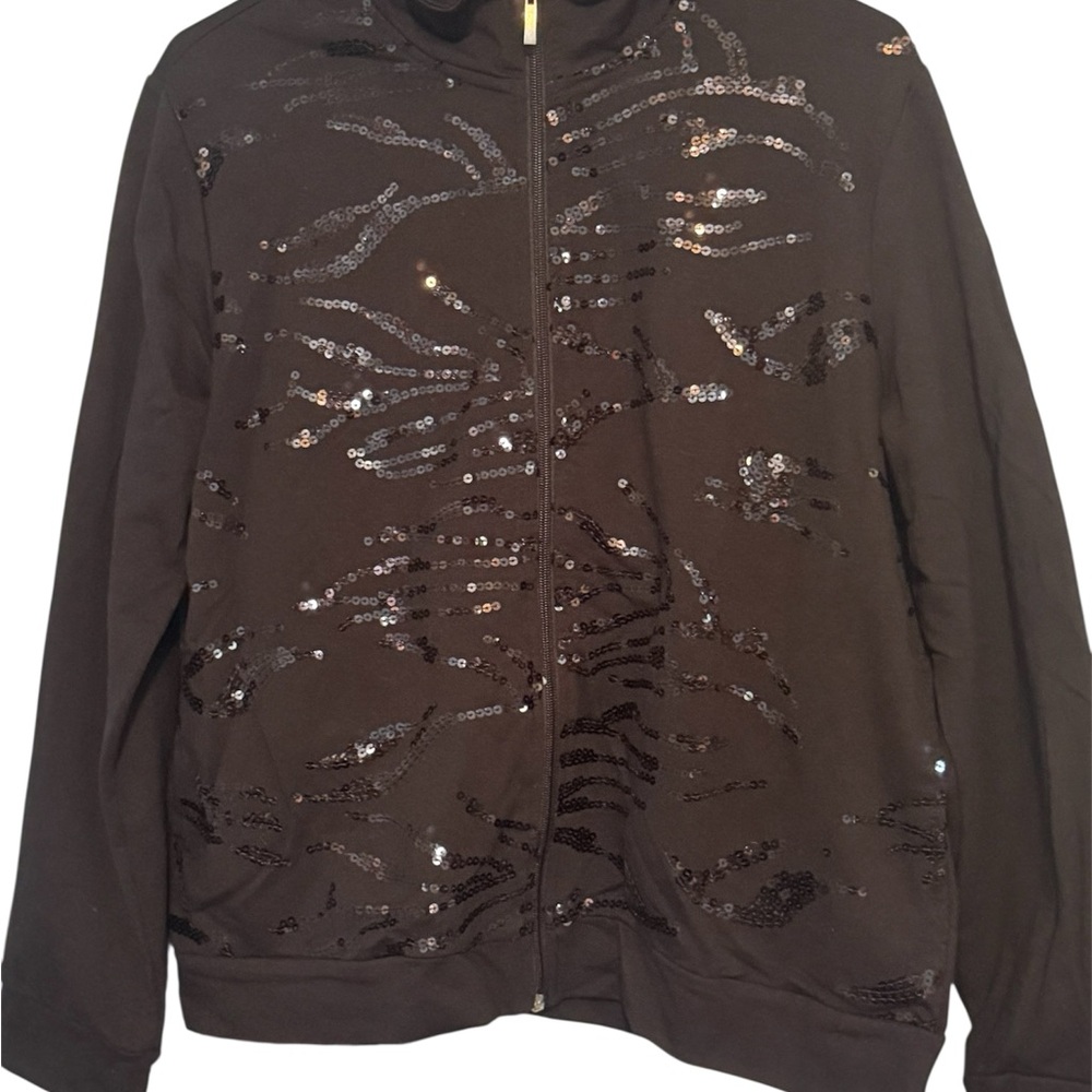 Black Sequin Women's Jacket